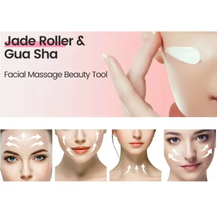 Gua sha tool to sculpt and define the jawline