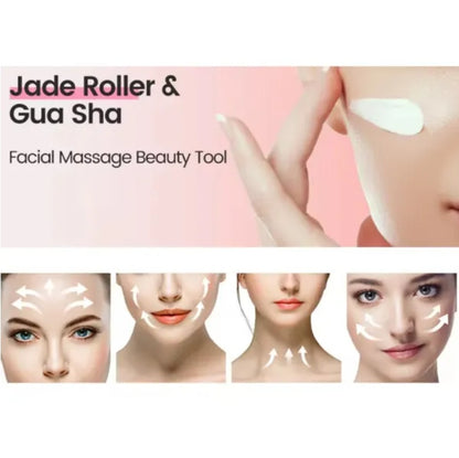 Gua sha tool to sculpt and define the jawline