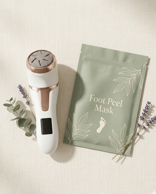 Smooth Start bundle — Zelbea callus remover kit and foot peel mask together