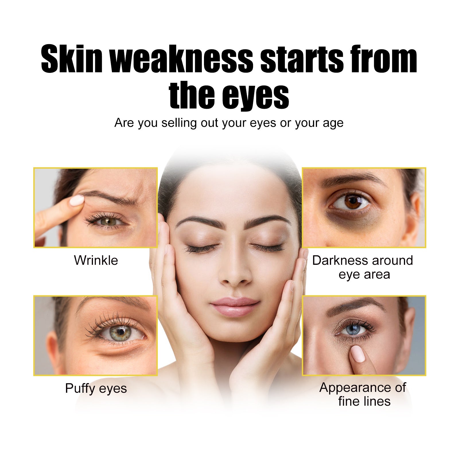 Refreshed, brighter-looking under-eye area after use