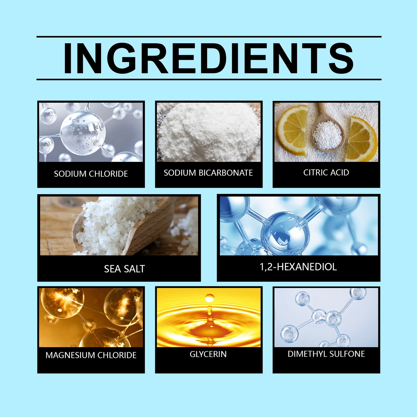 Magnesium bath salts dissolving in warm water for a foot soak