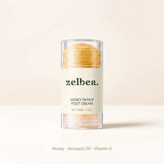 Zelbea honey repair foot cream with honey, avocado oil and vitamin E