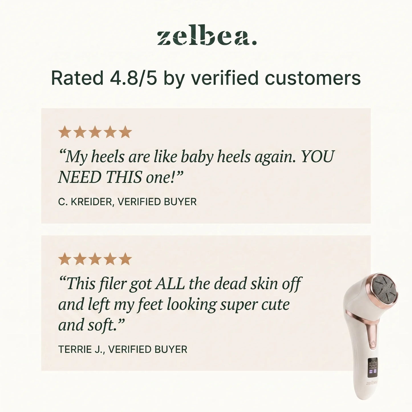 Rated 4.8/5 by verified customers — real customer reviews